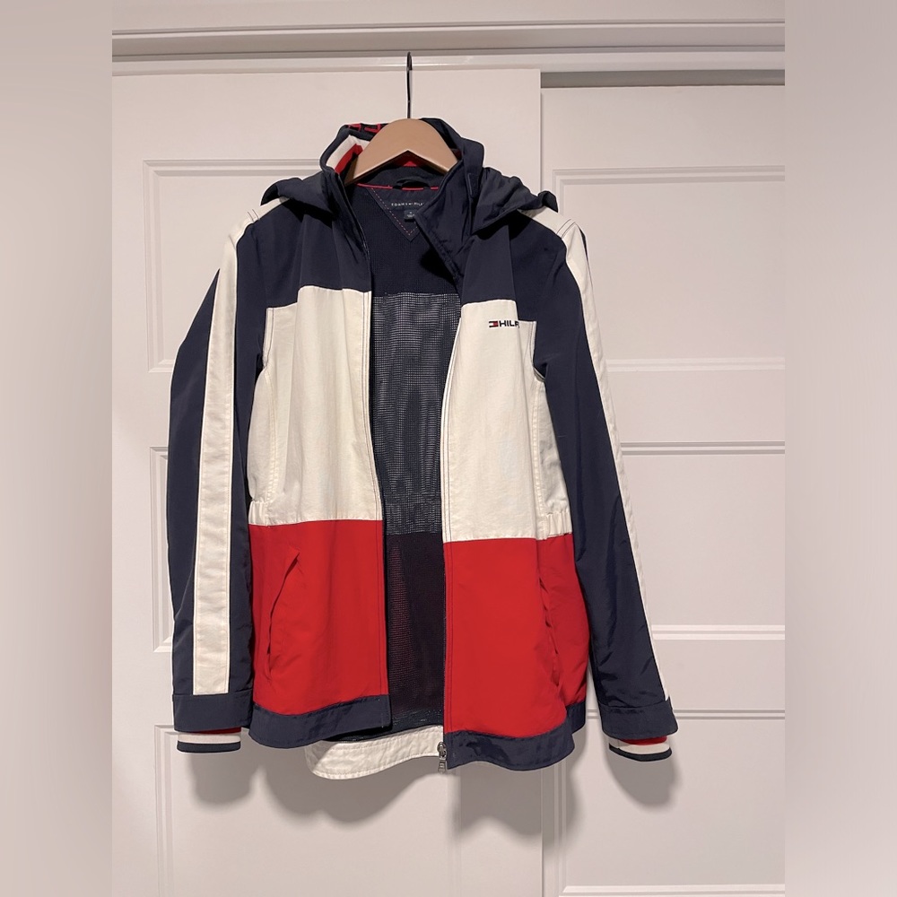 ‼️ LAST CHANCE Tommy Hilfiger Women Windbreaker Colour Block Jacket